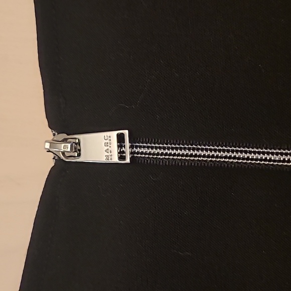 LIKE NEW Marc New York Andrew Mark Black/White Colorblocked Cap Sleeved Dress - Picture 8 of 13